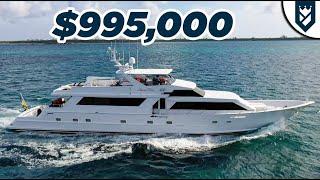 WALK THROUGH OF $995,000 BROWARD YACHT "ISLAND TIME - PERFECT FOR THE BAHAMAS!