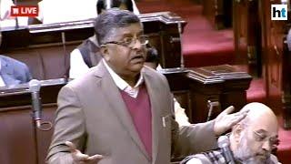 ‘At least we dared to bring quota bill’: Ravi Shankar Prasad in Rajya Sabha