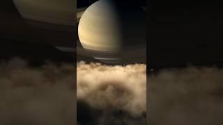 Discover Saturn’s Giant Hexagon Storm!#spacefacts #spaceknowledge #saturn #sciencefacts