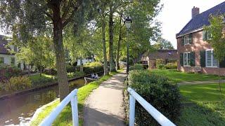 Sunny Autumn Walk in Giethoorn  | Overijssel  | The Netherlands 2022 | 4K60