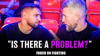 "HAVE WE GOT BEEF?" Carl Froch and Amir Khan CLASH in Dubai