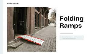 Portable Folding Wheelchair Ramp