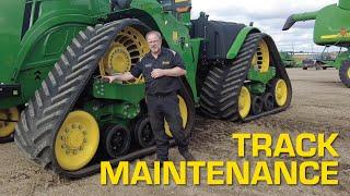 John Deere Tractor Track Maintenance