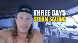 Crazy Offshore Solo Sail: 3 Days Battling Lightning and Storms! | Sailing Sunday Vlog. 264