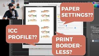 Printer Settings and ICC Profiles for Our Watercolor Art Prints and Greeting Cards