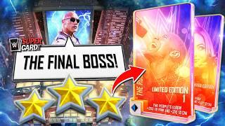 How I Finished CAMPAIGN for THE ROCK + LIV MORGAN Limited Edition! | WWE SuperCard (w/ Guide)