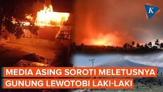 Media Asing Soroti Erupsi Gunung Lewotobi "Langit Merah Menyala dan Kengerian Warga"