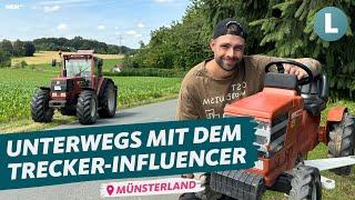 Wenn die Trecker-Liebe zum Job wird: Frederic Bröcker on Tour mit seinem alten FIAT | WDR Lokalzeit