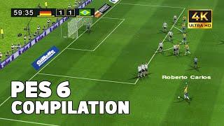 PES 6 Gameplay Compilation | International Football | 4K