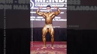 IBBF Mr India 2022 Bodybuilding- 85 Kg 1st place winner #shorts #ibbf #mrindia2022 #bodybuilding