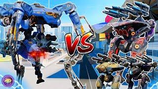  ALL TITANS VS DUX  NEW ROBOT FACEOFF COMPARISON! || WAR ROBOTS TEST SERVER ||