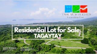 Taal View Heights Tagaytay - Residential Lot for Sale