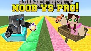 Minecraft: NOOB VS PRO!!! - MARIO KART CRAZY LEVELS! - Mini-Game