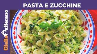 QUICK ZUCCHINI PASTA: healthy Italian recipe