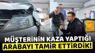 Müşterinin KAZA YAPTIĞI Arabayı TAMİR ETTİRDİK! ( Seat Altea XL)