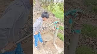 Hand Water Pump #trending #viralvideo #youtubeshorts #adventure #handpump #water #waterpump