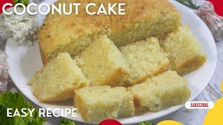 Moist Easy and Delicious Coconut Cake Recipe| Coconut Cake with Fresh Grated Coconut | Baath Cake