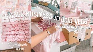 Day in the Life of a Small Business Owner, ASMR Packing Orders, Studio Vlog 031