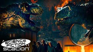 Tyrannosaurus Rex vs Giganotosaurus | Jurassic World: Dominion (2022) | Science Fiction Station