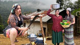 Melodies of Rural Cooking : Crafting Traditional Fesenjoon with Negin & Marjan ️