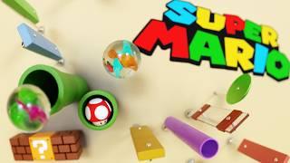 Marble Plays Super Mario Theme on Different Instruments!! #satisfying #music