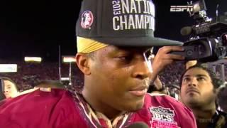 Jameis Winston Post-Game Interview BCS Championship Game