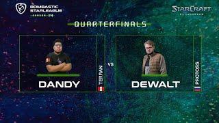 Bombastic StarLeague 14 (BSL14) Ro8 Match 1 Dandy vs Dewalt -  BSL3 vs BSL4  StarCraft BroodWar