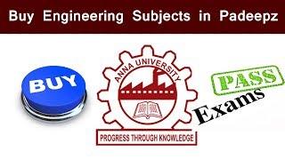 How to buy Engineering subject in padeepz | semester | Exam | Anna University