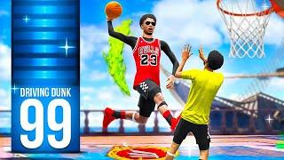 99 DRIVING DUNK + DUNK METER is BROKEN in NBA 2K25