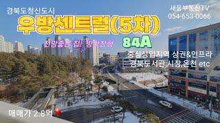 경북도청신도시 우방아이유쉘센트럴(5차)아파트 매매