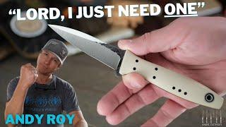 Fiddleback Forge's Andy Roy Invades Knife Outpost... Knives, Shop Talk, Employee Behavior