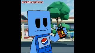 Pepsi Man drinks Bloxy Cola #roblox #shorts #animation #oc