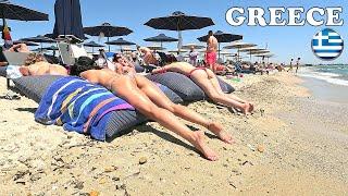 Bikini Beach GR | Relax with the BEST Beach Day Hacks!  Beach walk Greece Kassandra