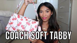 WHAT'S IN MY PURSE 2022 | COACH SOFT TABBY REVIEW