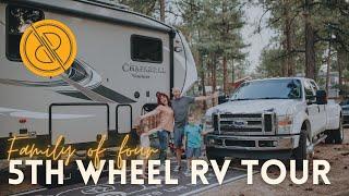 Full-time Family 5th Wheel RV Tour (Coachmen Chaparral 373MBRB bunkhouse)