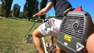 Lawnmower cyclist man || Viral Video UK