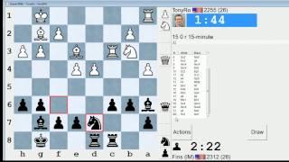 Standard Chess #34: TonyRo vs. IM Bartholomew (English Opening)