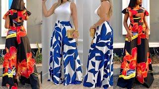 How To Cut and Sew Wide Leg Palazzo Pant/Jumpsuit