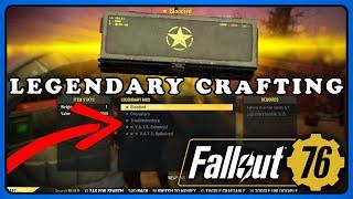 Fallout 76: Legendary Crafting - Full Guide. You Need to Know it. 3rd September Release Date.