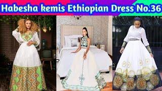 Habesha Kemis /Ethiopian Dress New Style/ethiopian Trditional Clothes New Fashion/የባህል ቀሚስ በፋሽን