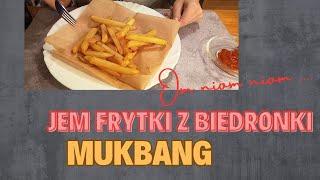 ASMR po polsku MUKBANG. Jem frytki z Biedronki. Moje przemyślenia. Szept  ASMR PL Nagroda Nobla