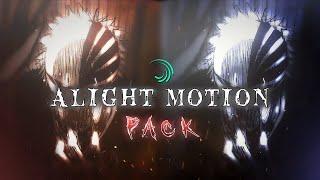 Alight motion Editing Pack special(500 subs) [GLITCH,ANIME CC,MANGA CC,SHAKE,TEXT,SPAM TRANSITIO ]