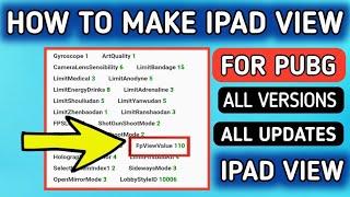 How to Unlock Ipad View in PUBG Without ConFig Any Phone || Ipad View 3.0 Get