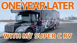 One Year Anniversary with my Super-C RV! #rvlife #rvfulltime