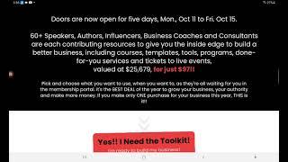 Strategic Alliance Master Toolkit Review Overview - Toolkit of Business Goodies