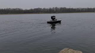 BaitStar BaitThrower integrated on Toslon X-Boat 730 demonstration