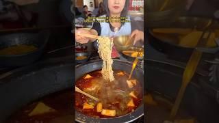 ASIAN MOM EATING HOT POT FOR THE FIRST TIME GONE VERY WRONG #shorts #viral #mukbang