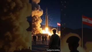 Iran’s Shocking Missile Strike on Israel  | Is This Justice or War?"#aivideo #ai #trending