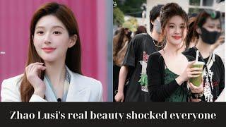 Zhao Lusi's real beauty shocked everyone