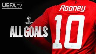 WAYNE ROONEY: ALL #UCL GOALS!